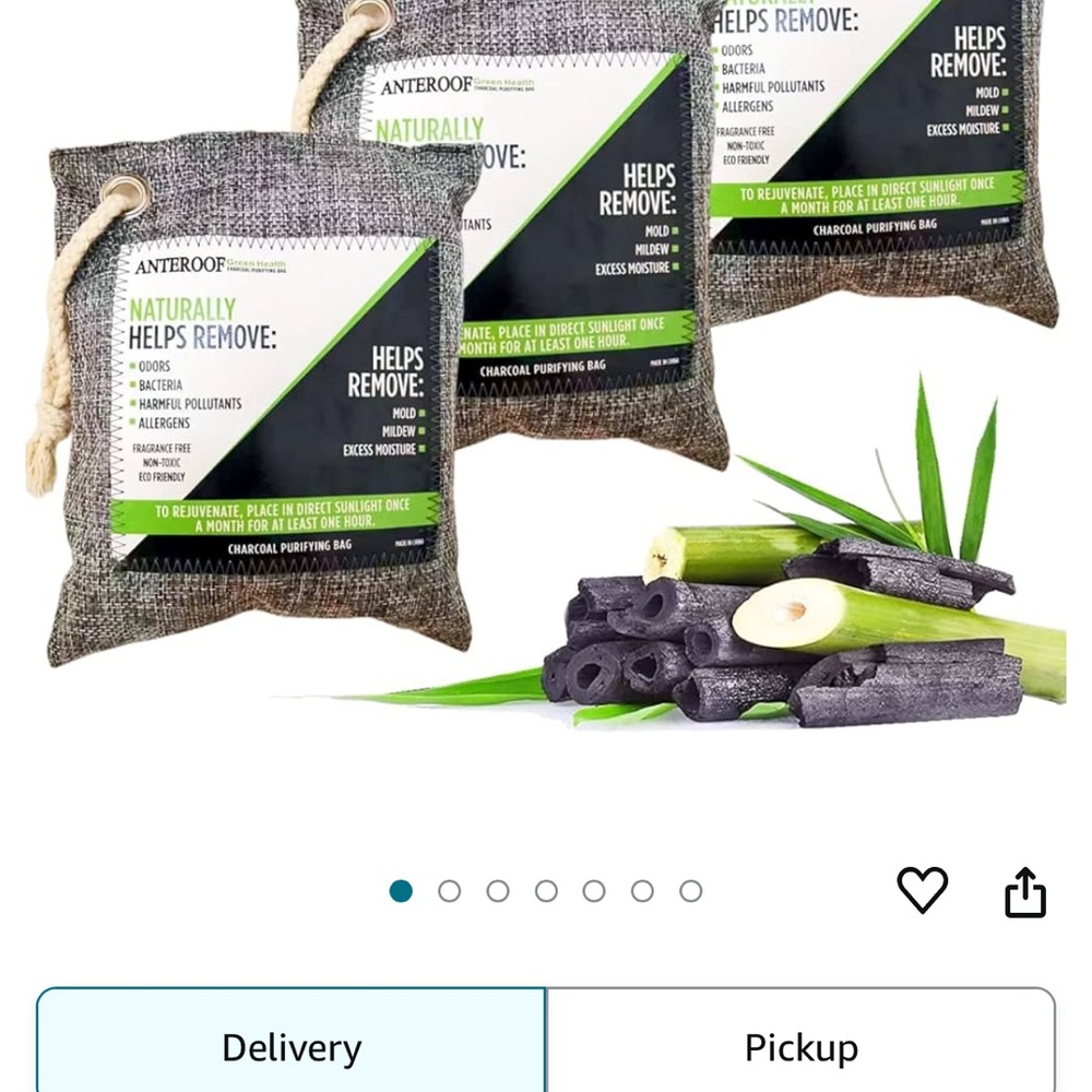 Nature, fresh air purifier bag, 100% bamboo charcoal